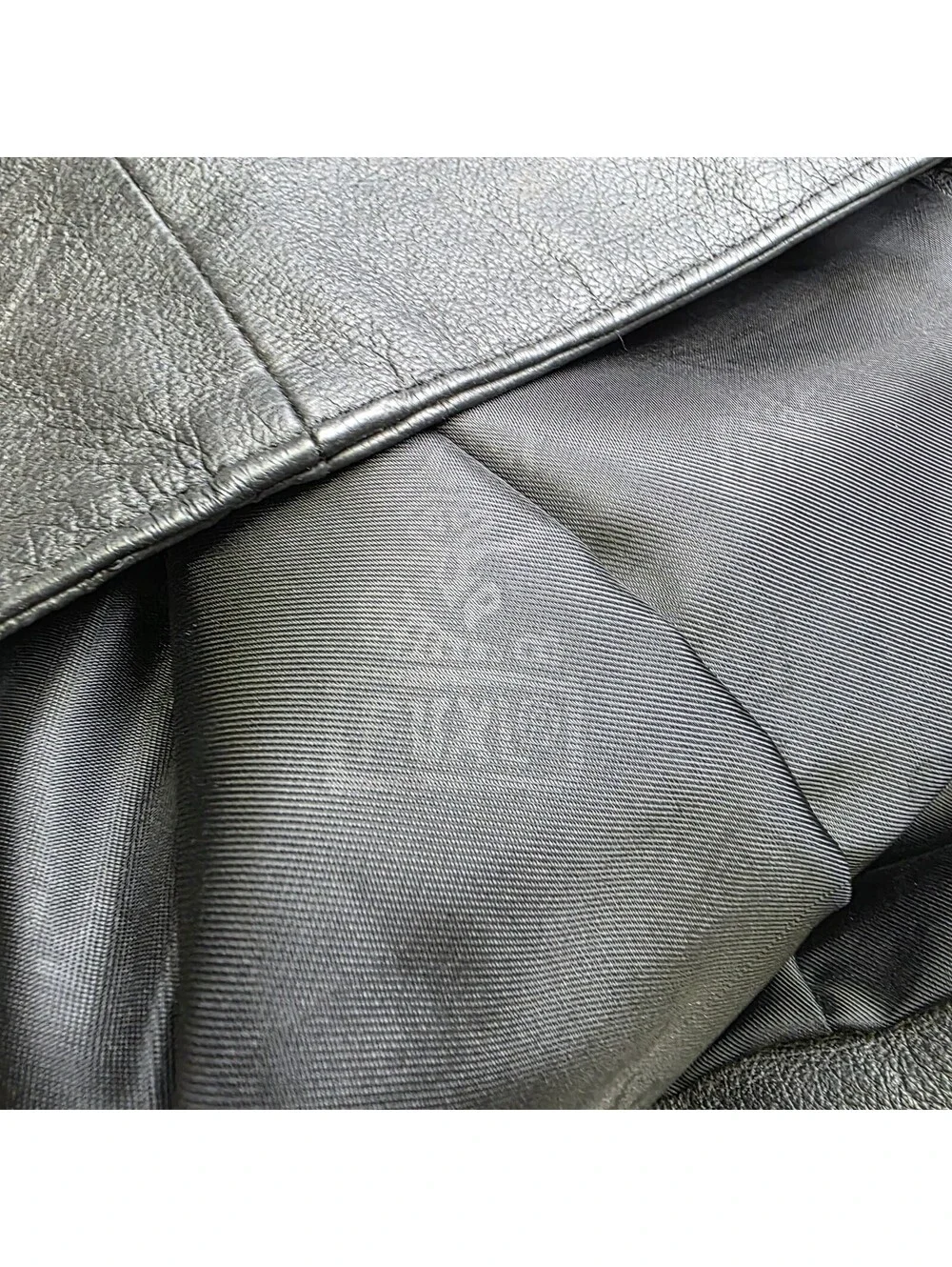 Vintage Vichen Of USA Black 100% Leather Men’s Vest Size S Western Yoke Biker